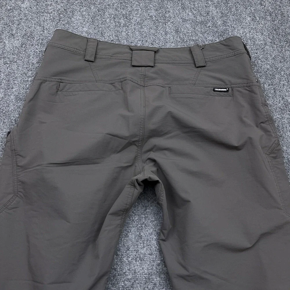 TRUEWERK T2 WerkPant Men's 38x34 Deep Grey Straight Stretch Technical Work Pant